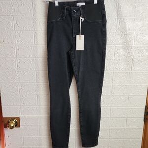 Good American Dark Gray Skinny Jeans